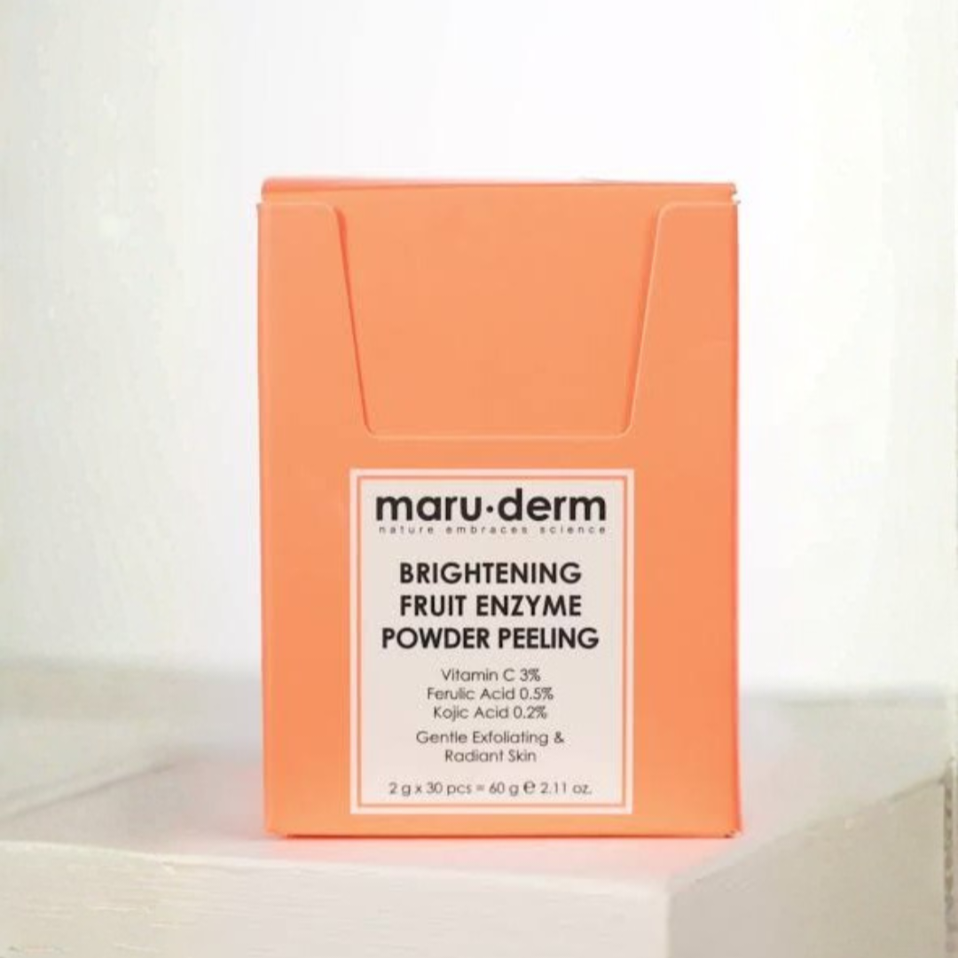 MARUDERM - Peeling Éclaircissant aux Enzymes de Fruits en Poudre - 30 pièces x 60 g