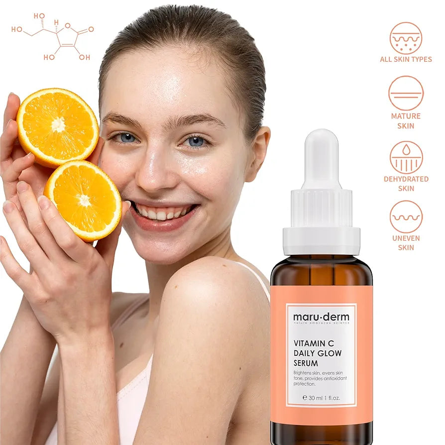 MARUDERM - Vitamine C & Peptide Sérum éclaircissant pour La Peau - 30ml