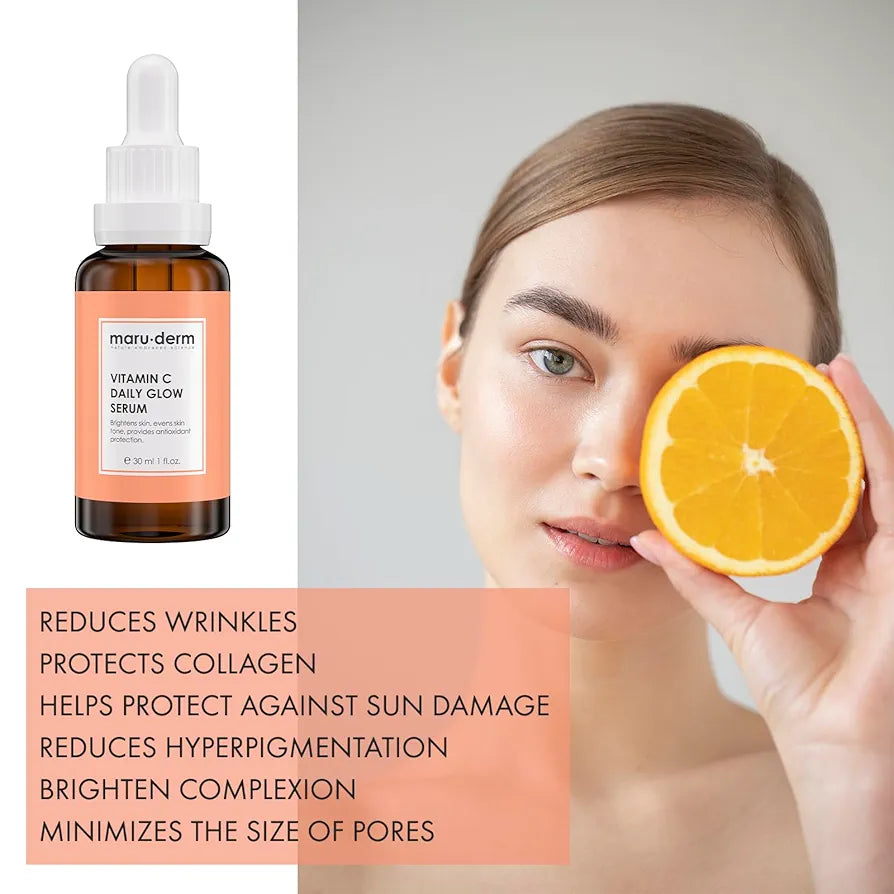 MARUDERM - Vitamine C & Peptide Sérum éclaircissant pour La Peau - 30ml