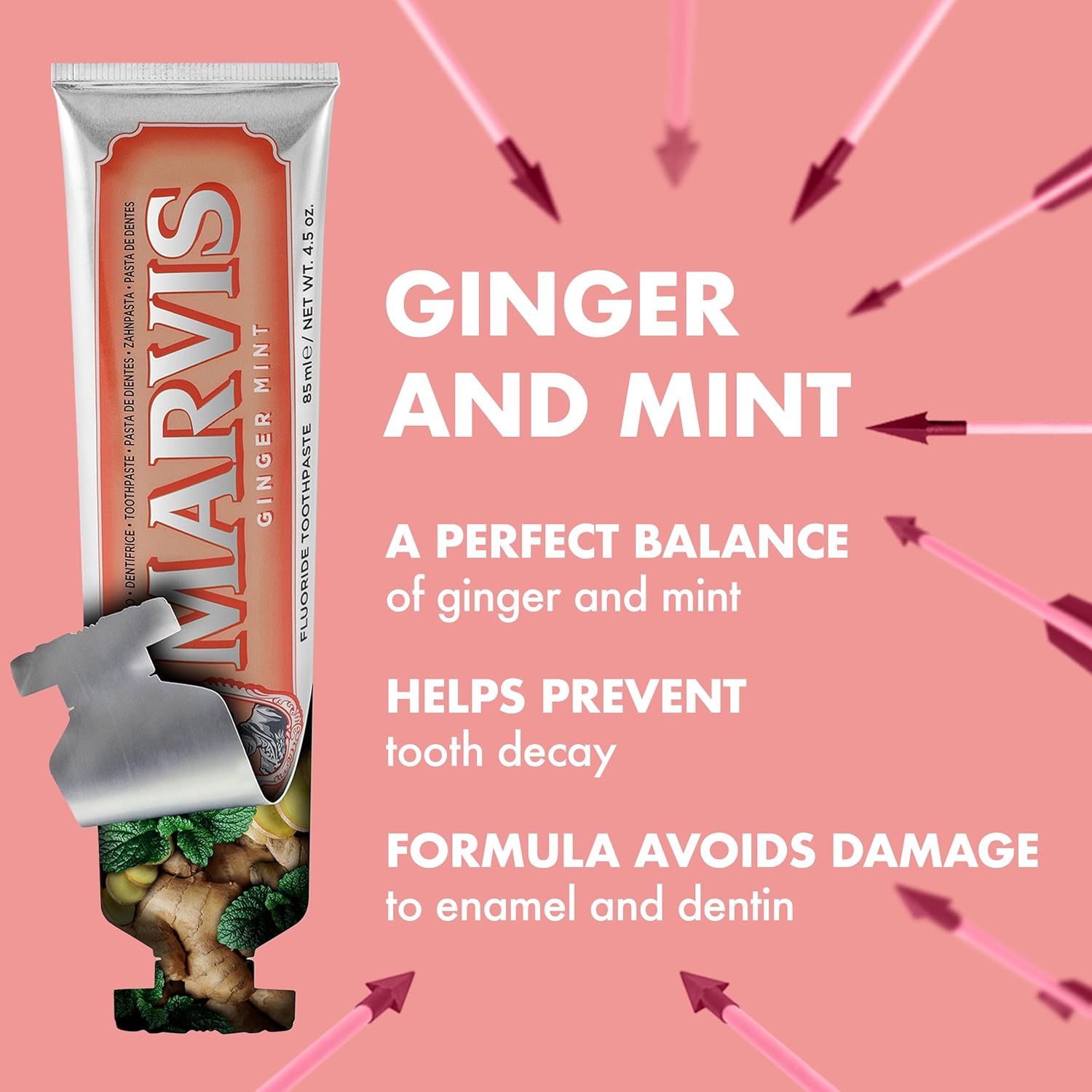 MARVIS - Ginger Mint Toothpaste - 85ml