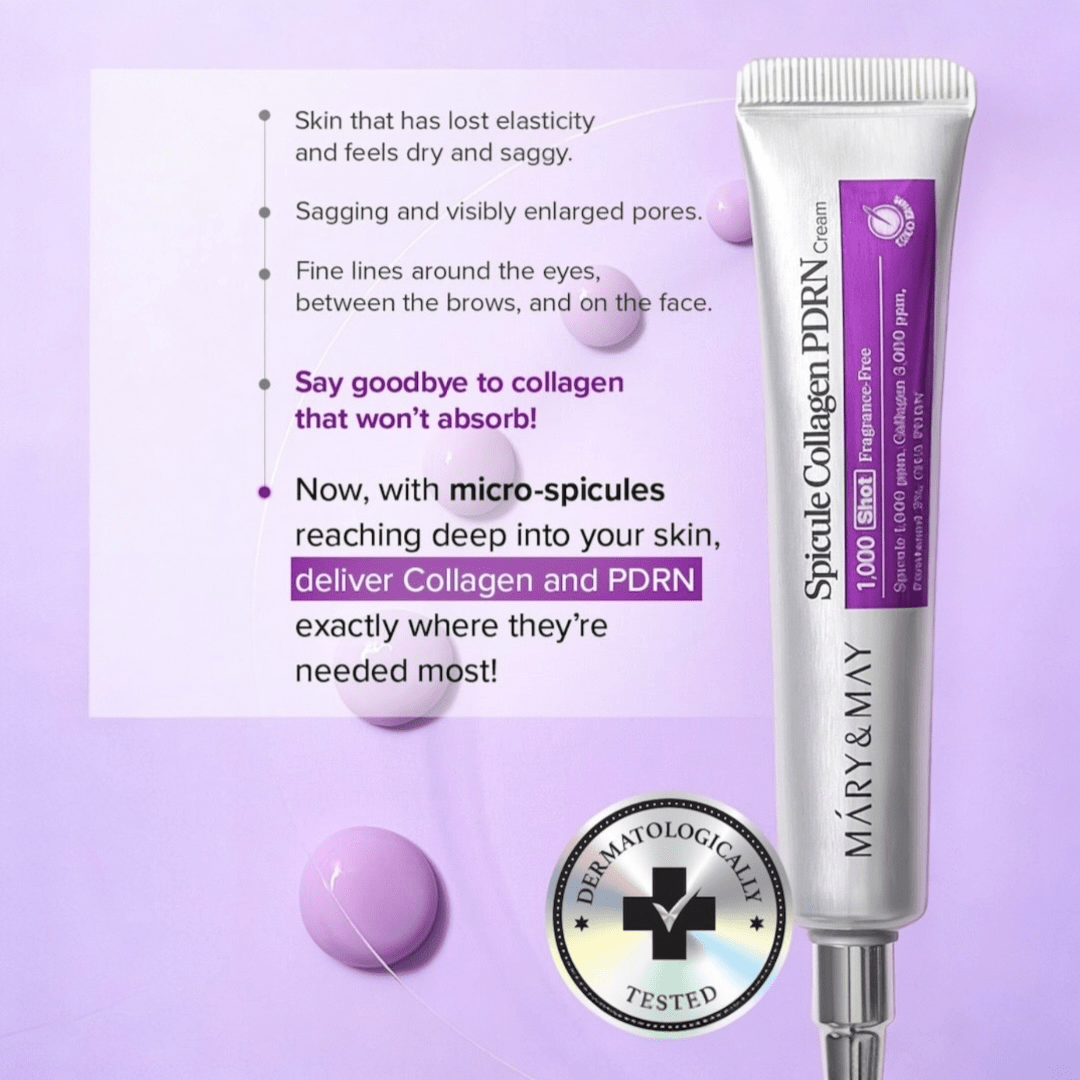 MARY & MAY - Spicule Collagen PDRN Cream 1000 Shot - 15g