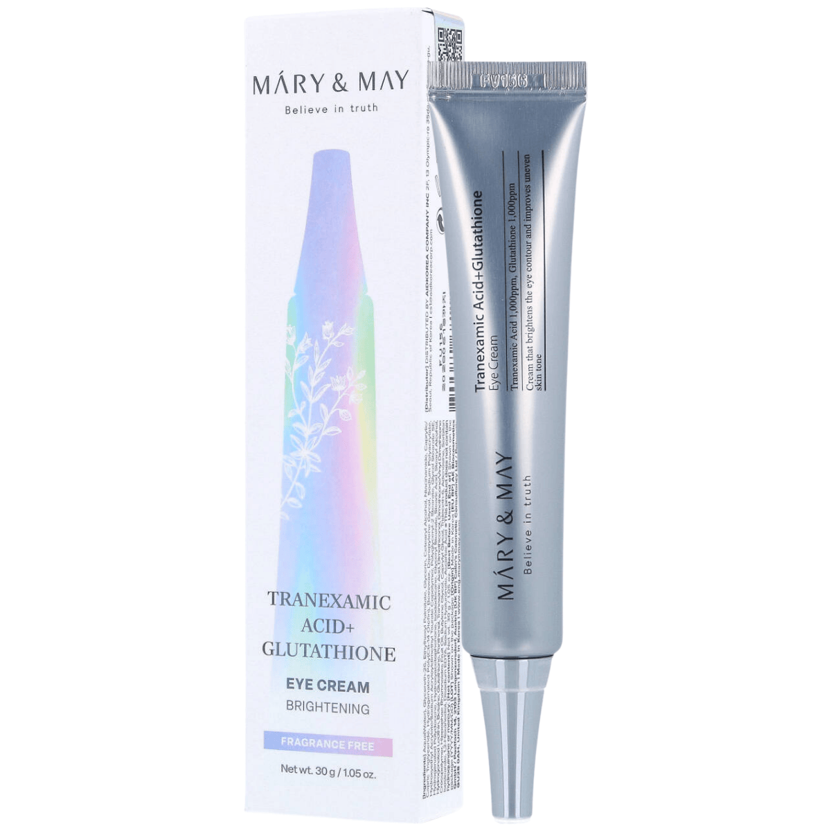MARY & MAY - Tranexamic Acid + Glutathion Eye Cream - 30ml