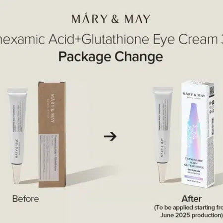 MARY & MAY - Tranexamic Acid + Glutathion Eye Cream - 30ml