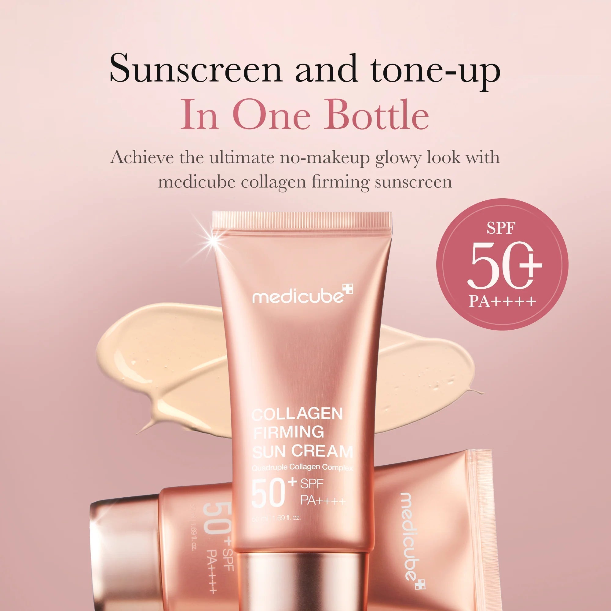 MEDICUBE - Collagen Firming Sun Cream SPF 50+ - 50ml