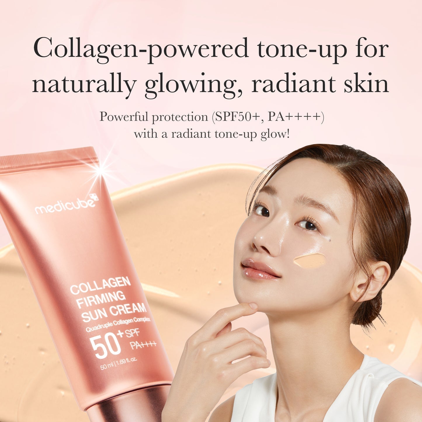 MEDICUBE - Collagen Firming Sun Cream SPF 50+ - 50ml