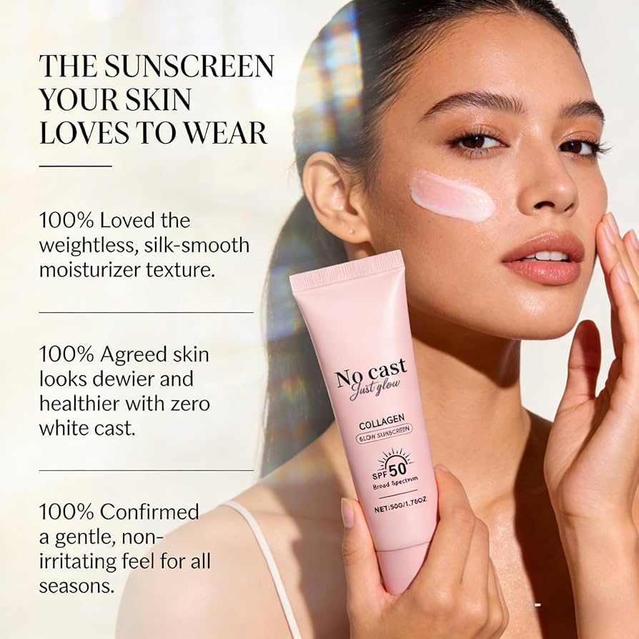 MEDICUBE - Collagen No Cast Just Glow Sunscreen SPF50 - 50ml