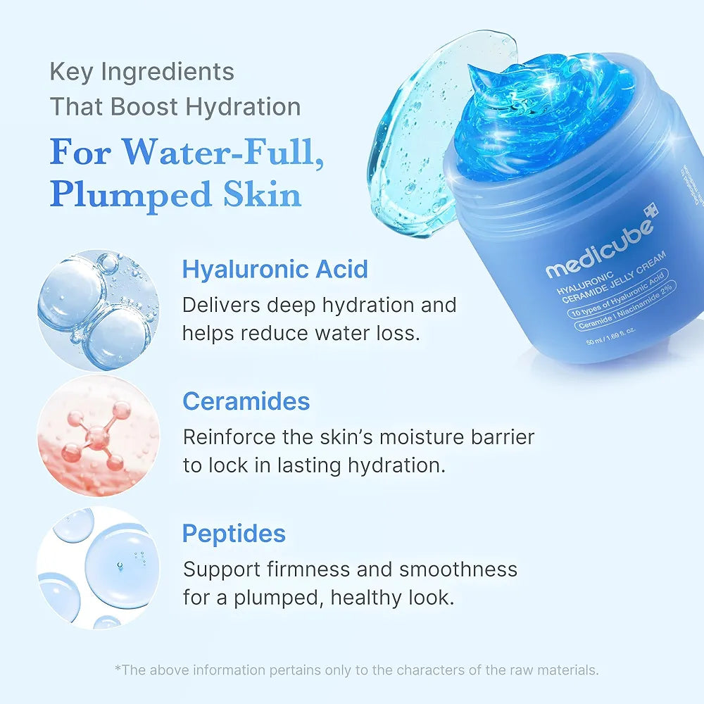 MEDICUBE - Hyaluronic Ceramide Jelly Cream - 50ml