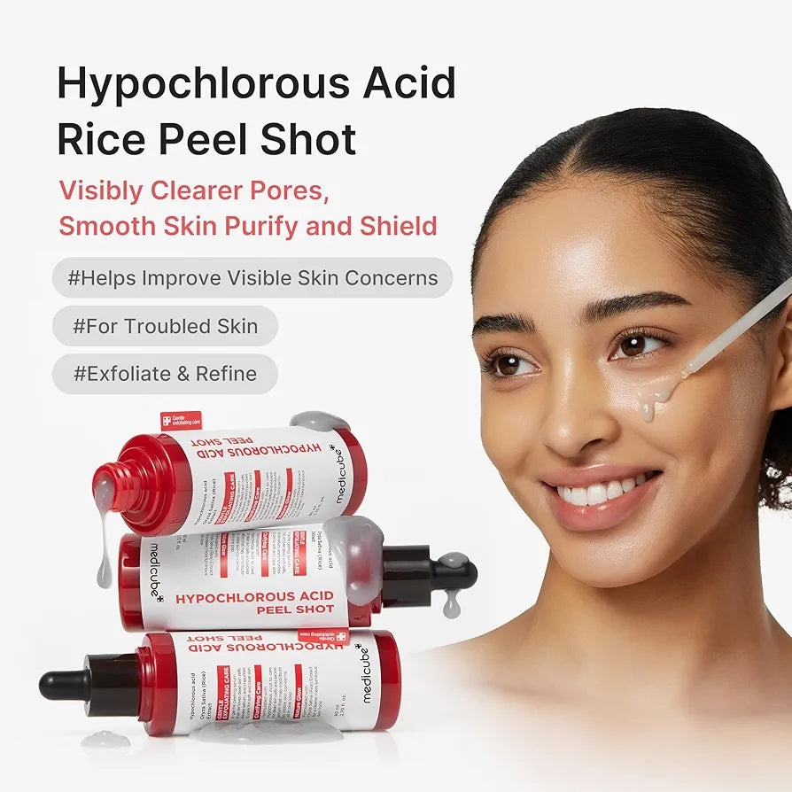 MEDICUBE - Hypochlorous Acid Peel Shot Sérum Visage – 80ml