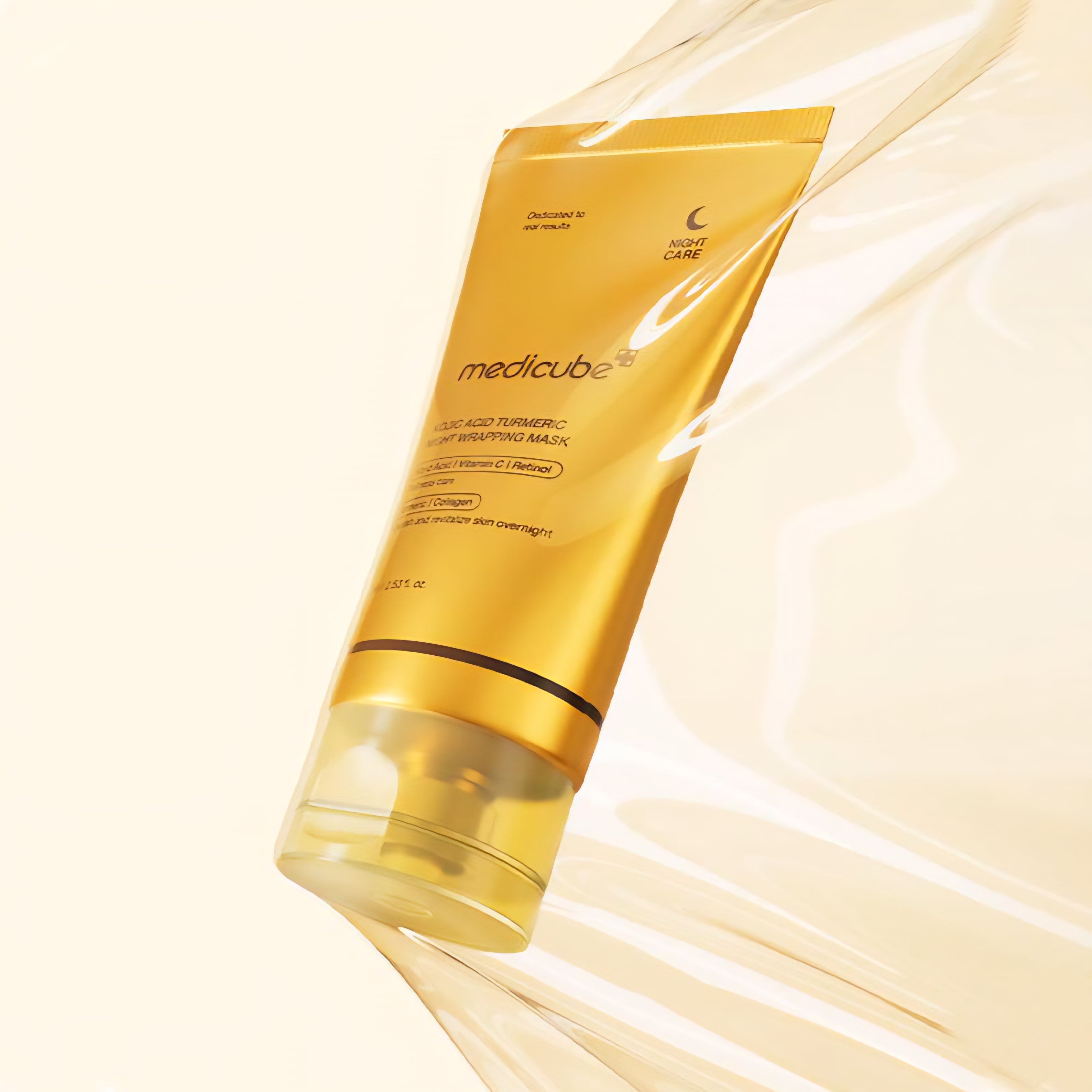 MEDICUBE - Kojic Acid Turmeric Overnight Wrapping Mask - 75ml