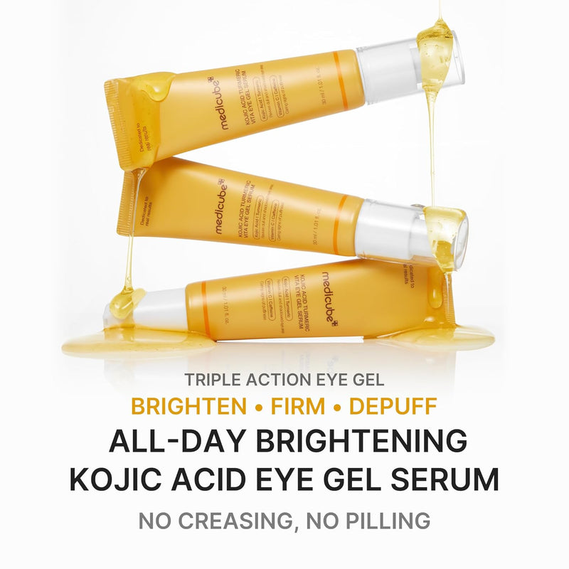 MEDICUBE - Kojic Acid Turmeric Vita Eye Gel Serum - 30ml