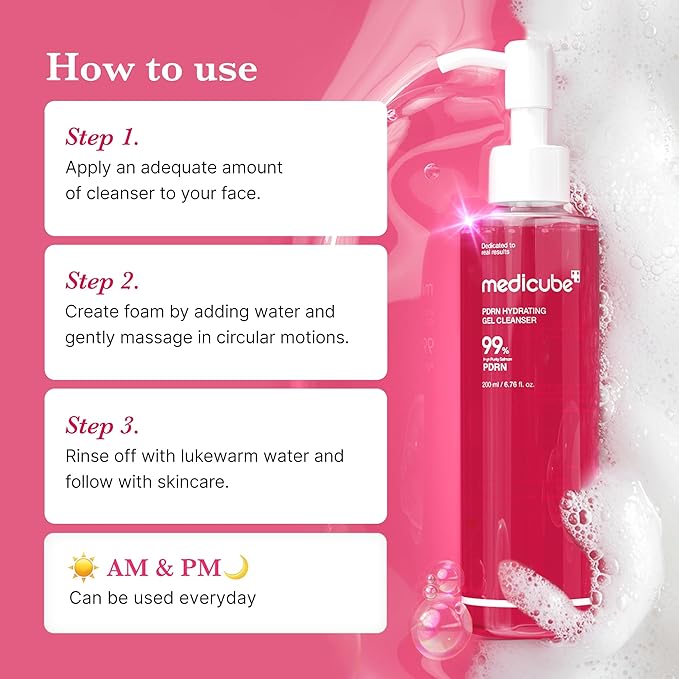 MEDICUBE - PDRN Hydrating Gel Cleanser - 200ml