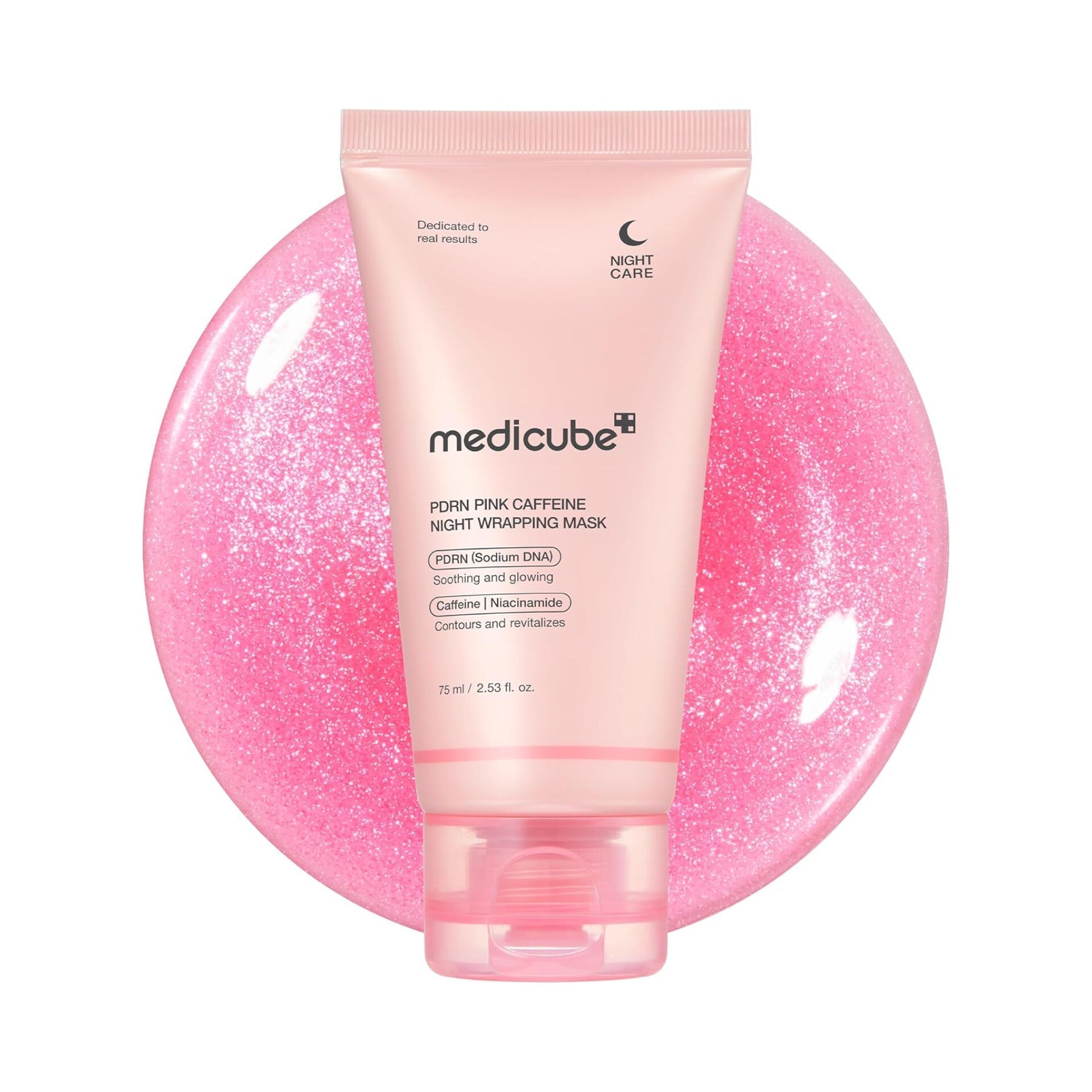 MEDICUBE - PDRN Pink Caffeine Night Wrapping Mask - 75ml