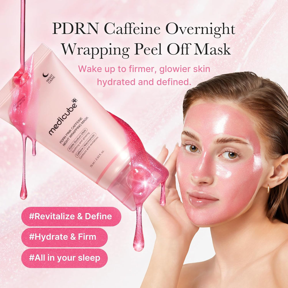 MEDICUBE - PDRN Pink Caffeine Night Wrapping Mask - 75ml
