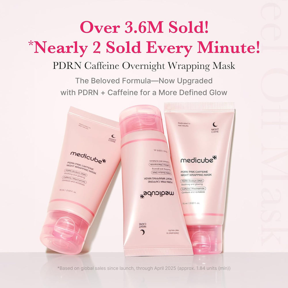 MEDICUBE - PDRN Pink Caffeine Night Wrapping Mask - 75ml