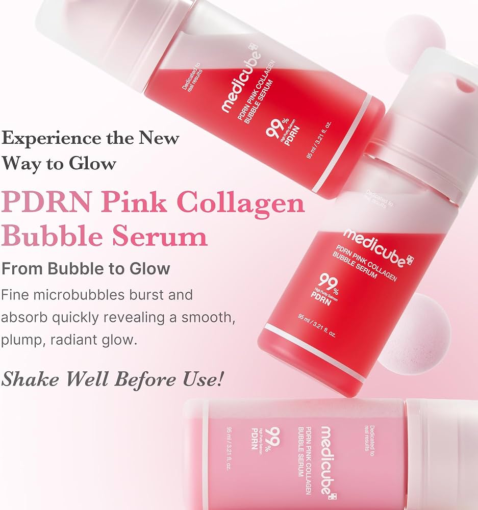 MEDICUBE - PDRN Pink Collagen Bubble Serum- 95ml