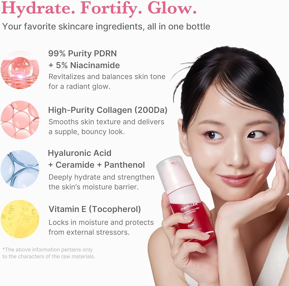 MEDICUBE - PDRN Pink Collagen Bubble Serum- 95ml
