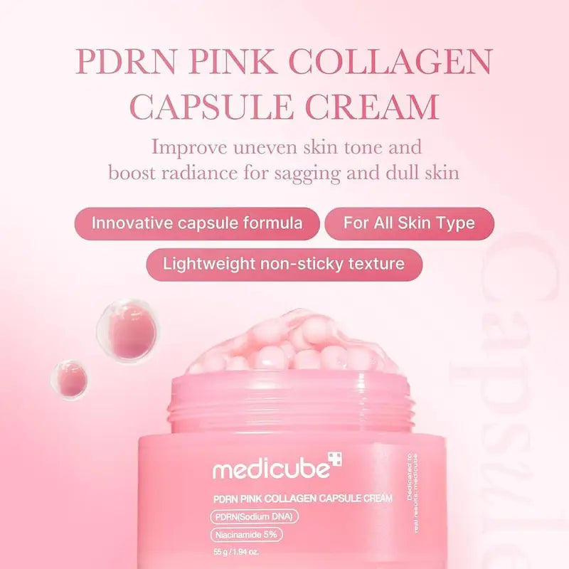 MEDICUBE - PDRN Pink Collagen Capsule Cream 55ml