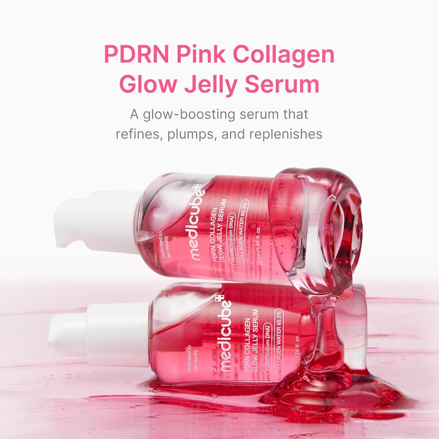 MEDICUBE - PDRN Pink Collagen Glow Jelly Serum - 30ml