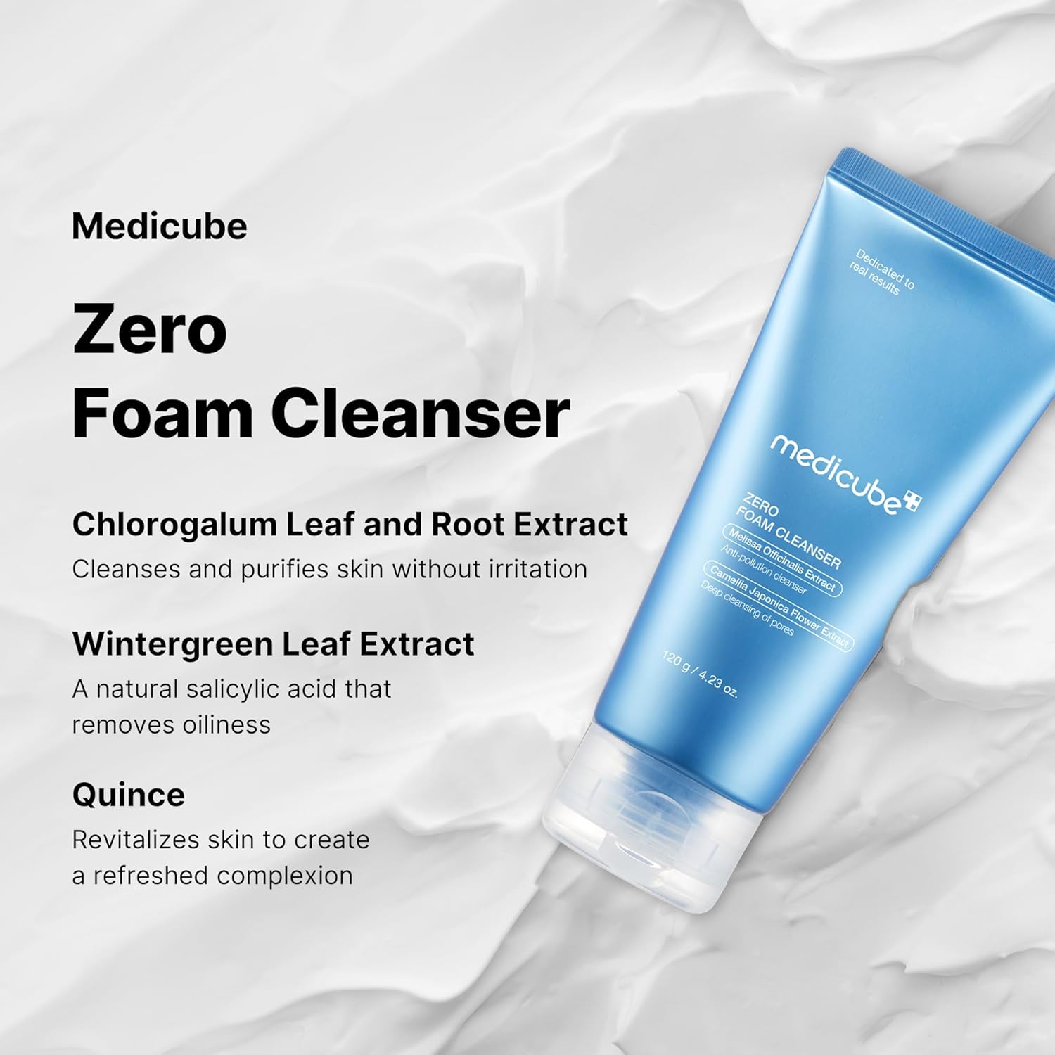 MEDICUBE - Zero Pore Foam Cleanser - 120g