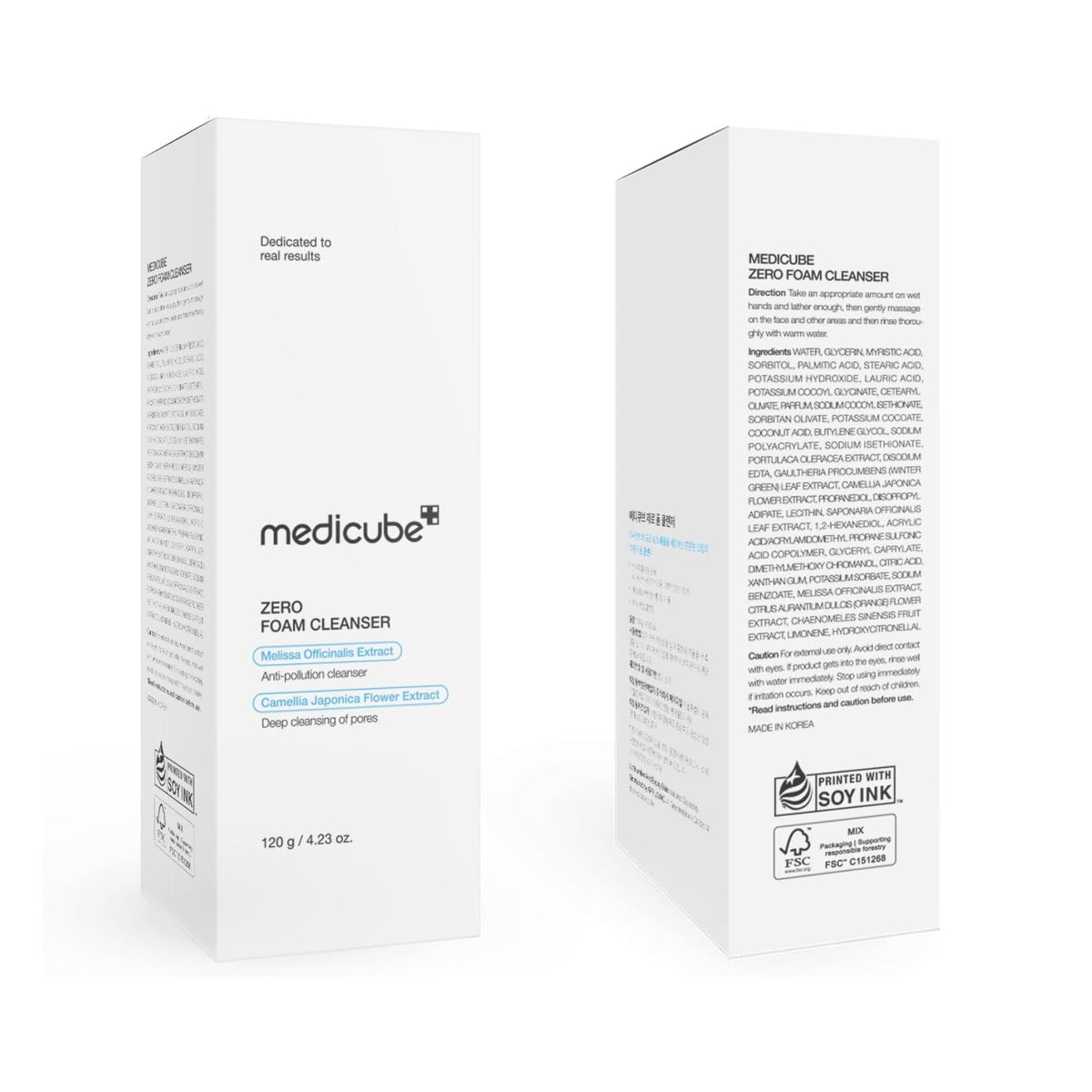 MEDICUBE - Zero Pore Foam Cleanser - 120g