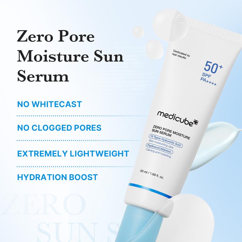 MEDICUBE - Zero Pore Moisture Sun Serum SPF50 - 50ml