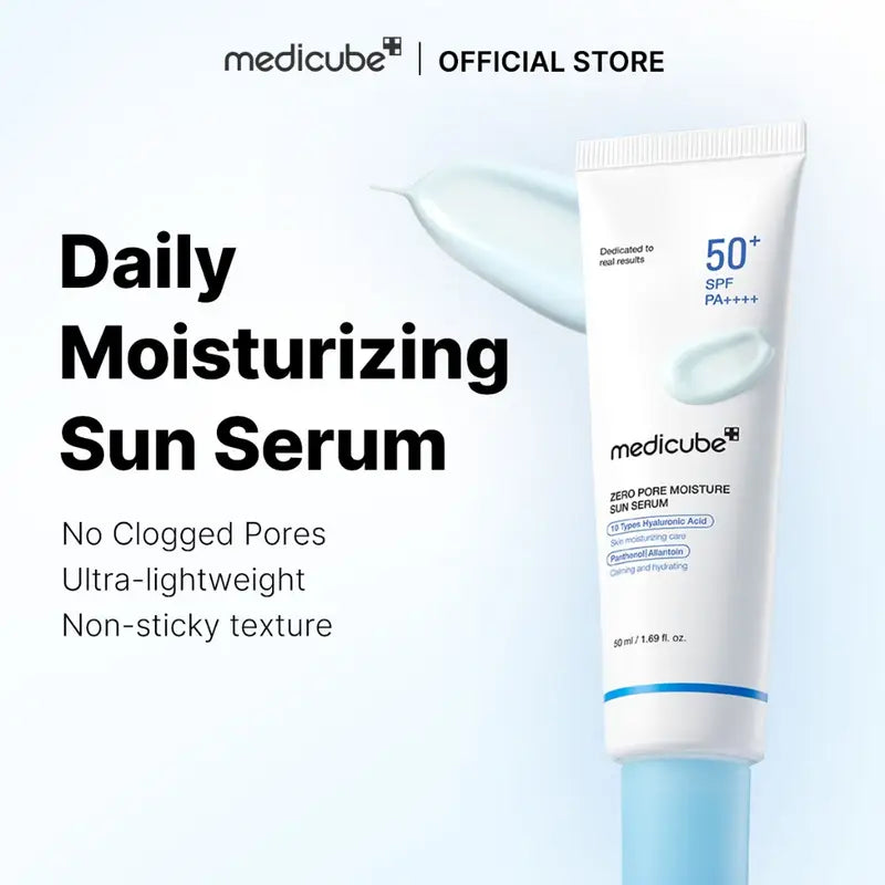 MEDICUBE - Zero Pore Moisture Sun Serum SPF50 - 50ml