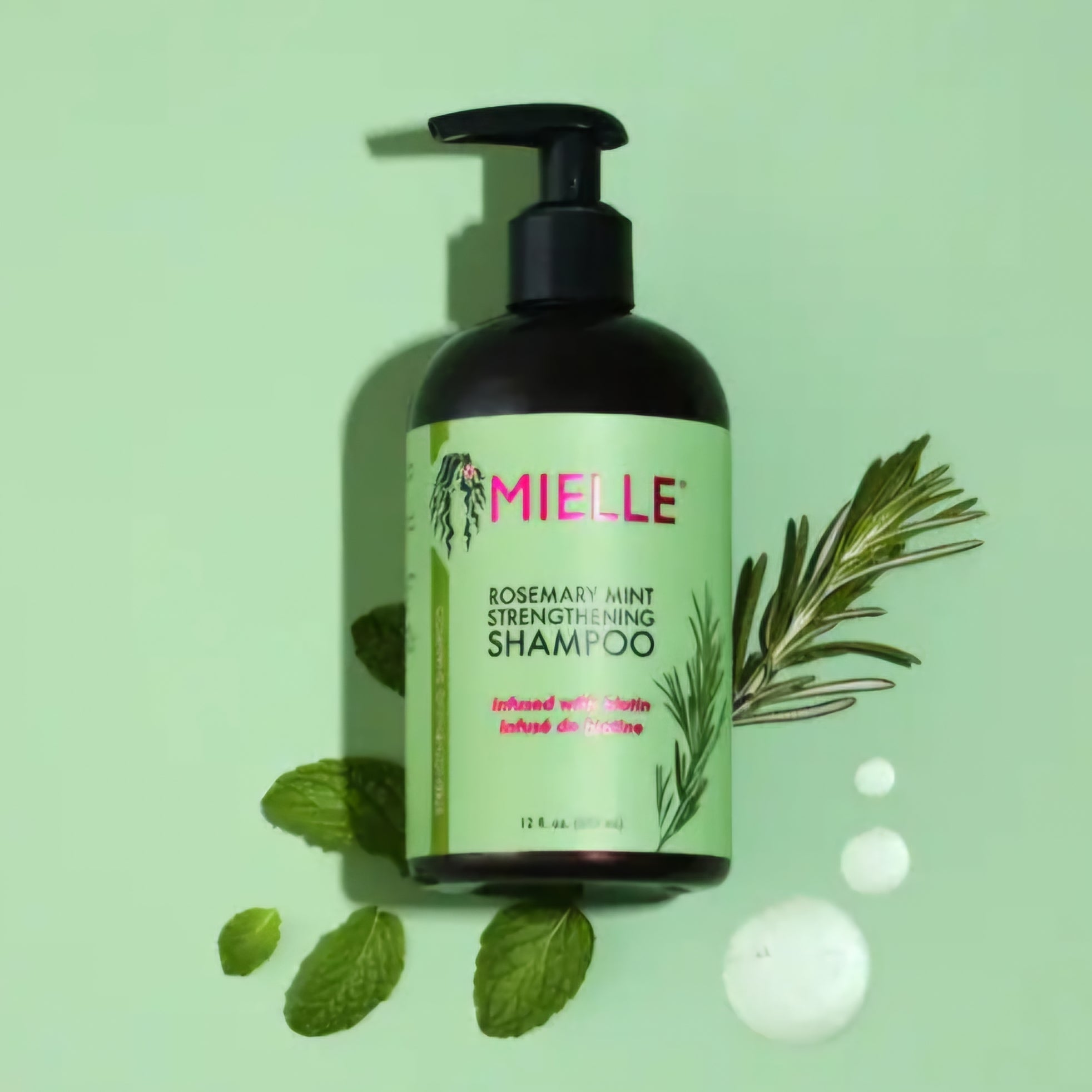 MIELLE - DUO Rosemary Mint Strengthening Shampoo + Conditioner