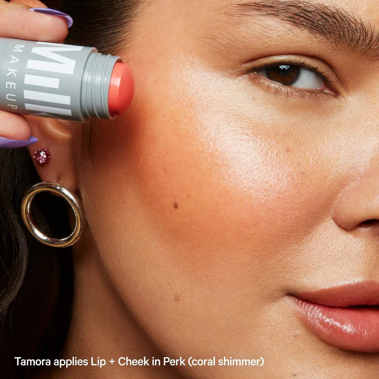 MILK MAKEUP - Lip+Cheek Cream blush et lip tint - réf Perk