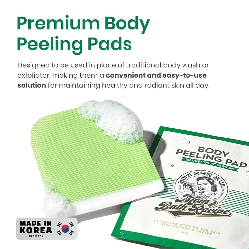 MOMS BATH RECIPE - Body Peeling Pad - réf Original Pad ( 1 pièce )