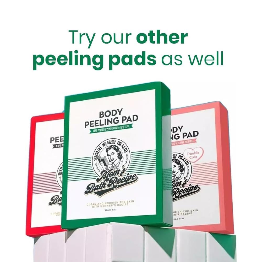 MOMS BATH RECIPE - Body Peeling Pad - réf Original Pad ( Pack 8 pièces )