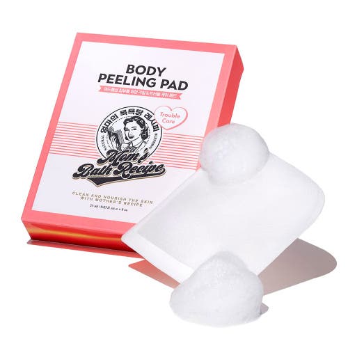 MOMS BATH RECIPE - Body Peeling Pad - réf Trouble Care Pad ( 1 pièce )