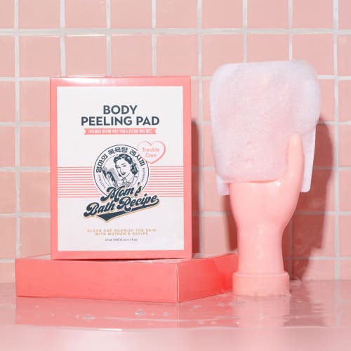 MOMS BATH RECIPE - Body Peeling Pad - réf Trouble Care Pad ( 1 pièce )