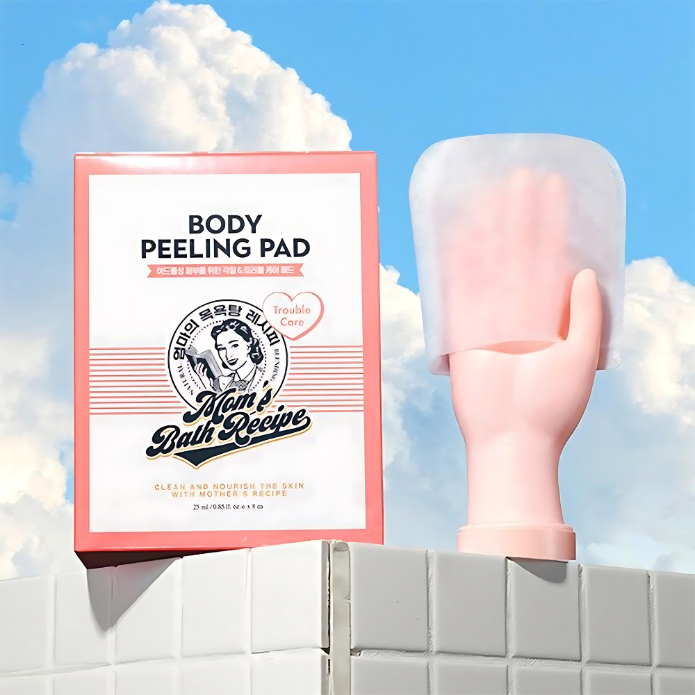 MOMS BATH RECIPE - Body Peeling Pad - réf Trouble Care Pad ( Pack 8 pièces )