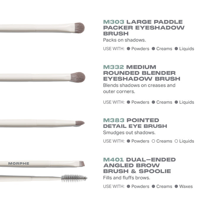Morphe -BEST OF BLENDS 8-PIECE FACE & EYE BRUSH SET