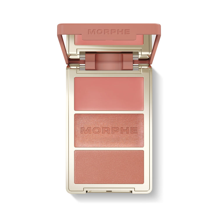 MORPHE - Cheek Thrills Multi-Finish Face Trio - réf After Party