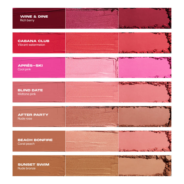 MORPHE - Cheek Thrills Multi-Finish Face Trio - réf After Party
