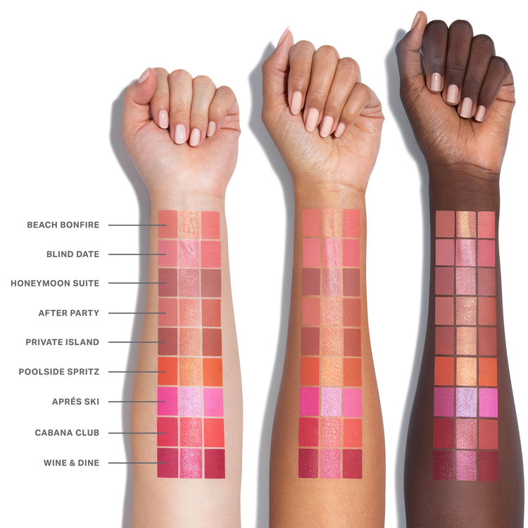 MORPHE - Cheek Thrills Multi-Finish Face Trio - réf Beach Bonfire