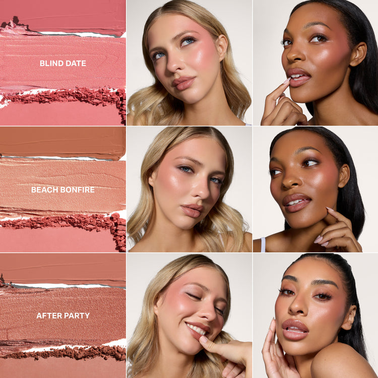 MORPHE - Cheek Thrills Multi-Finish Face Trio - réf Beach Bonfire