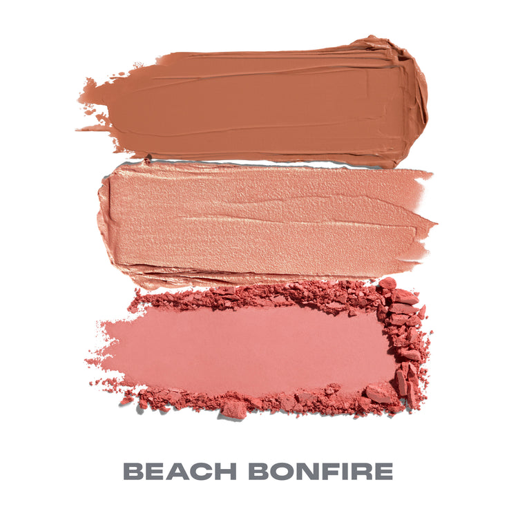 MORPHE - Cheek Thrills Multi-Finish Face Trio - réf Beach Bonfire