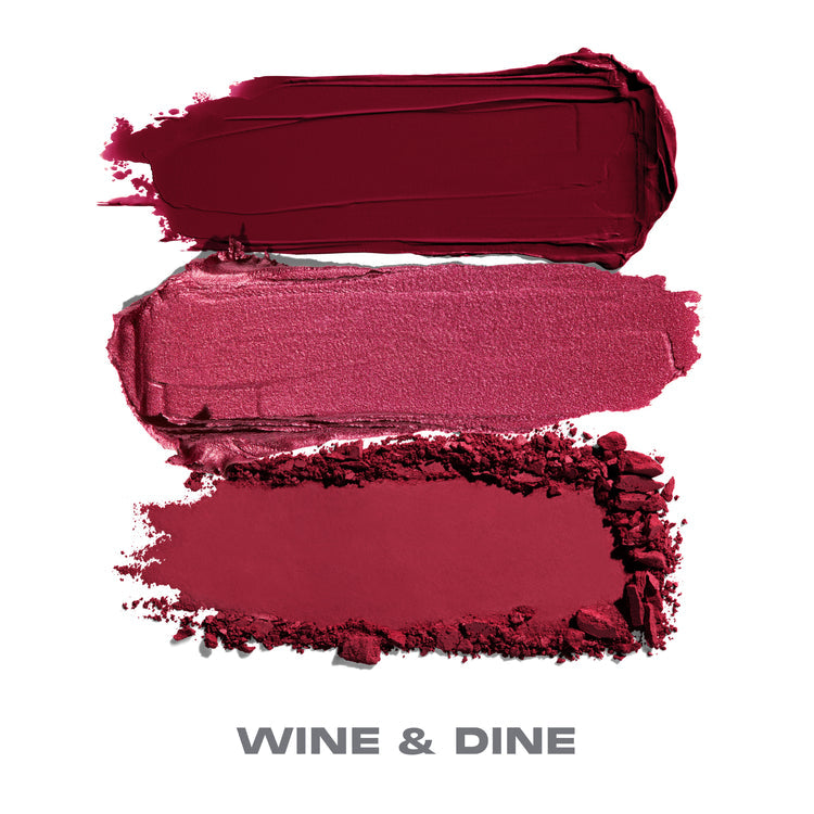 MORPHE - Cheek Thrills Multi-Finish Face Trio - réf Wine & Dine