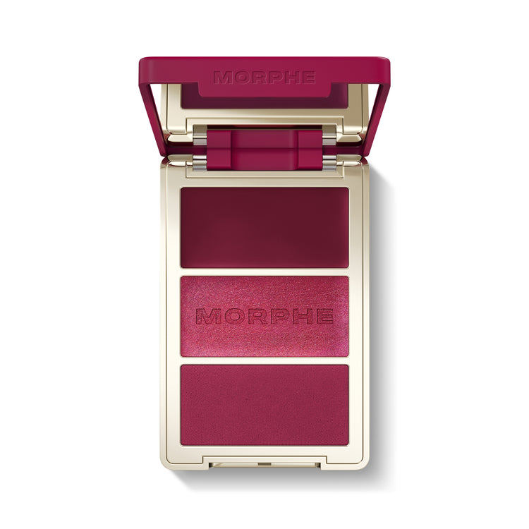 MORPHE - Cheek Thrills Multi-Finish Face Trio - réf Wine & Dine