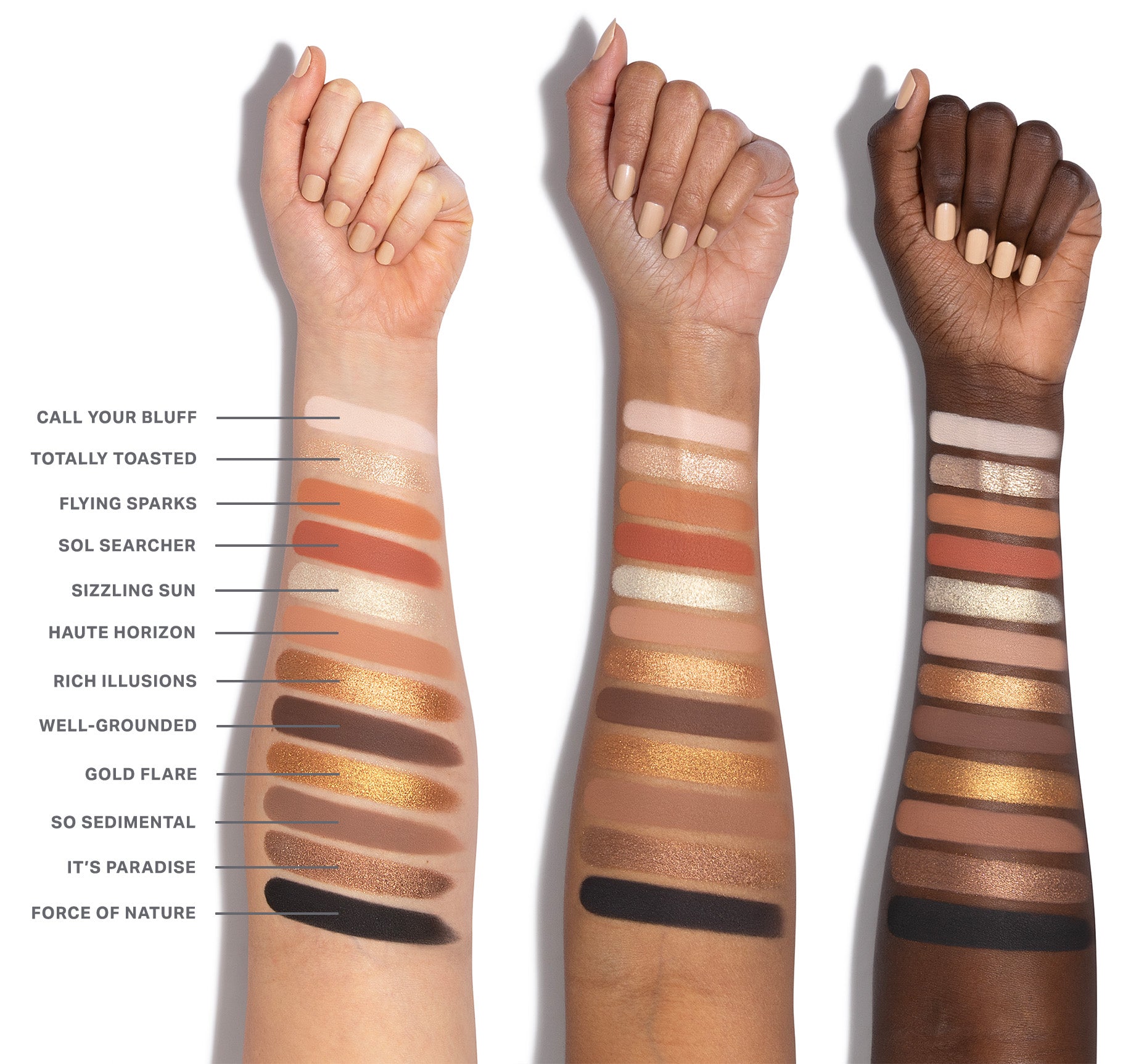 MORPHE - ChromaPlus 12-Pan Eyeshadow Palette - réf Flickering Sands