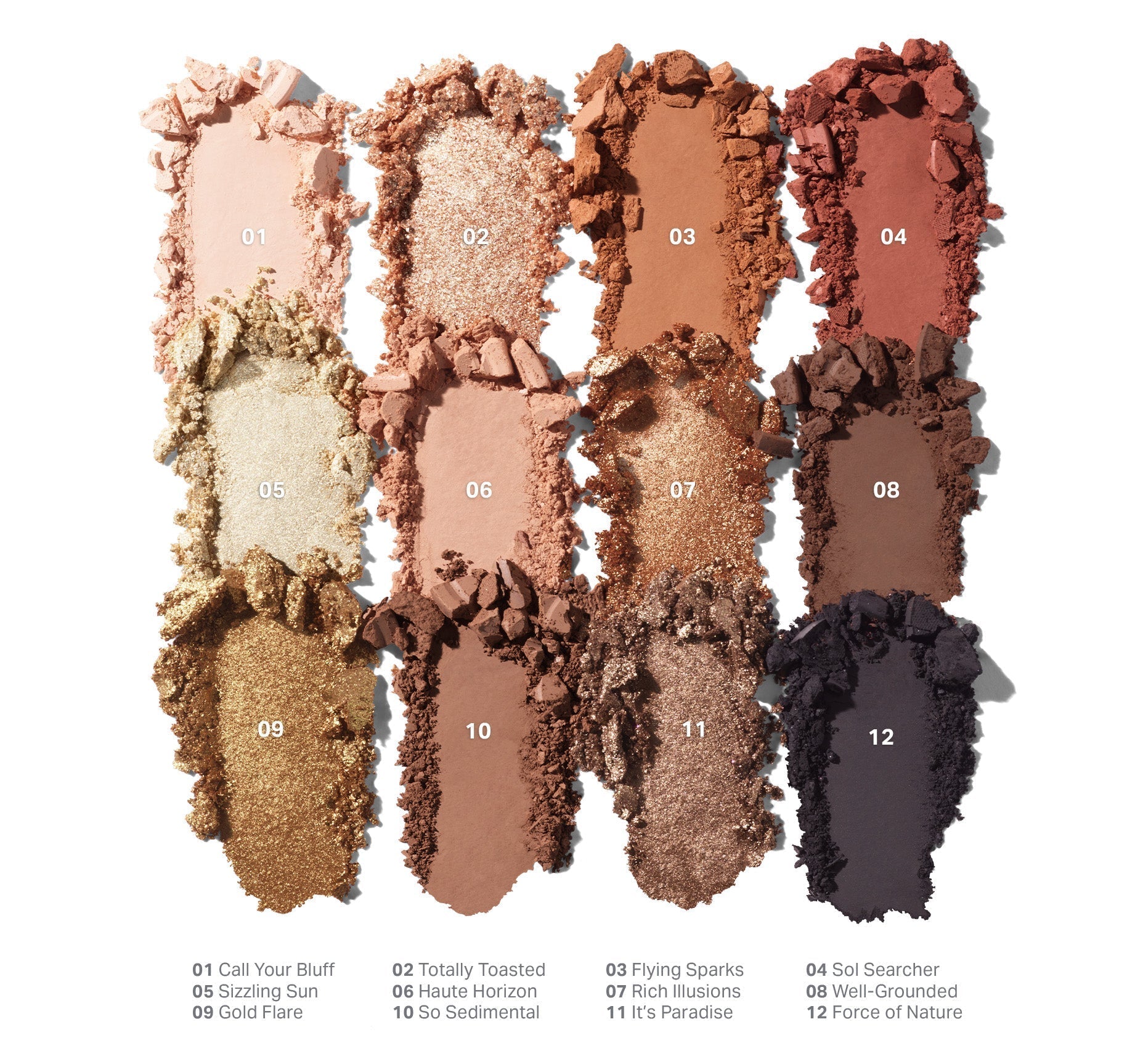 MORPHE - ChromaPlus 12-Pan Eyeshadow Palette - réf Flickering Sands