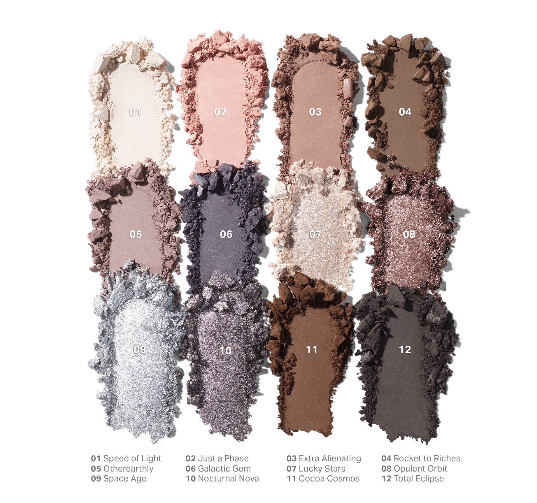 MORPHE - ChromaPlus 12-Pan Eyeshadow Palette - réf Moon Stone