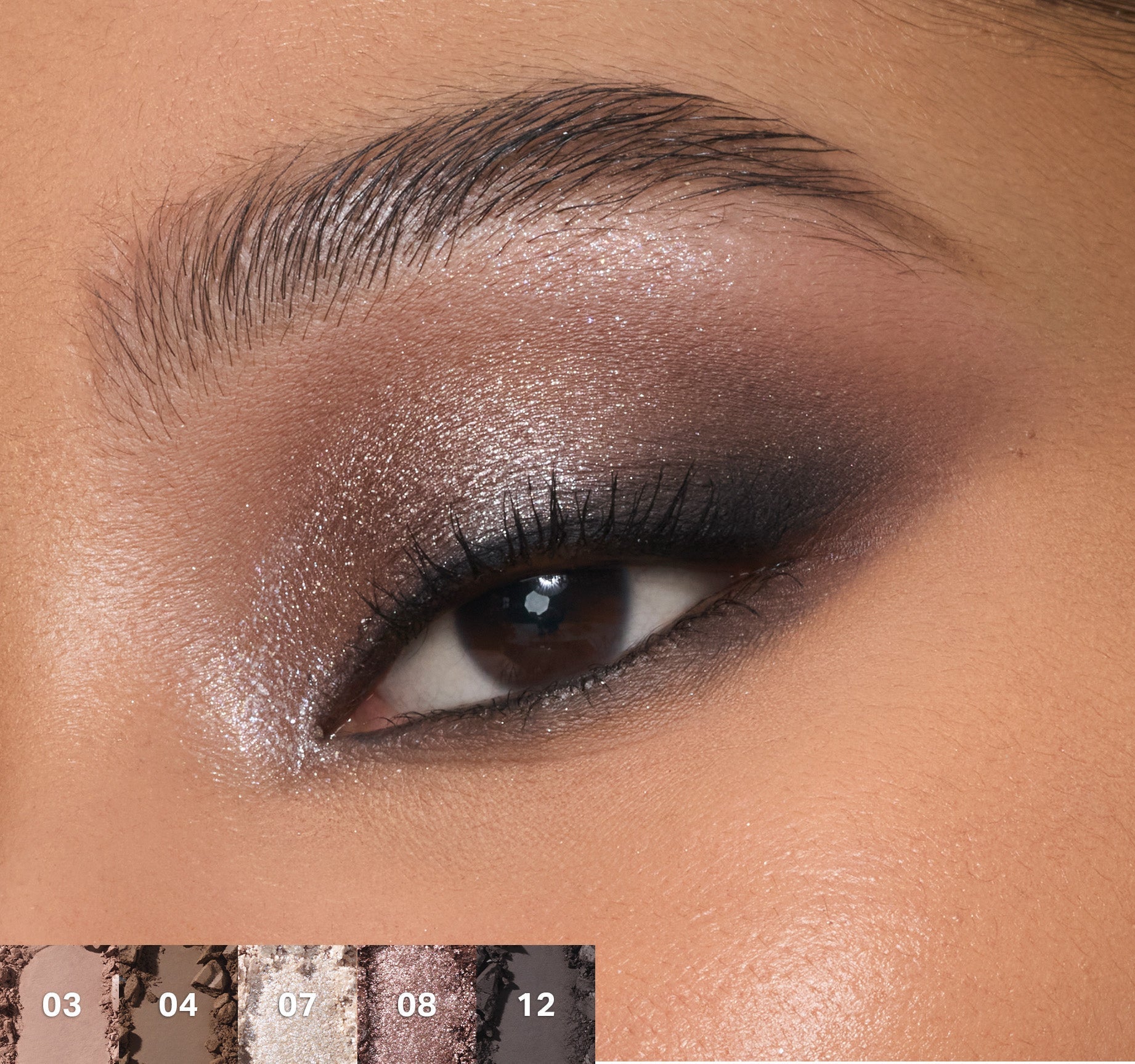 MORPHE - ChromaPlus 12-Pan Eyeshadow Palette - réf Moon Stone
