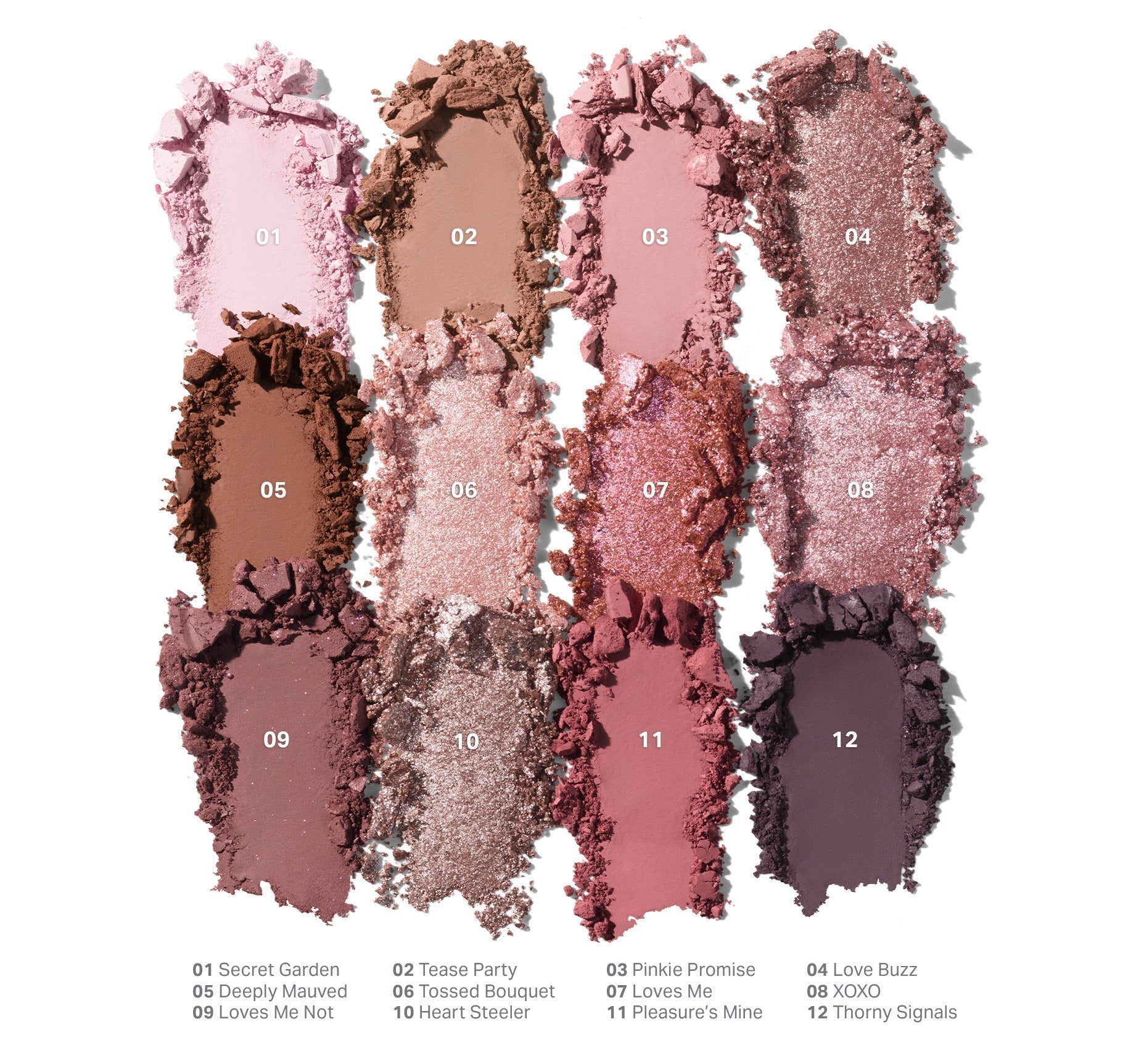 MORPHE - ChromaPlus 12-Pan Eyeshadow Palette - réf Rose Frequency