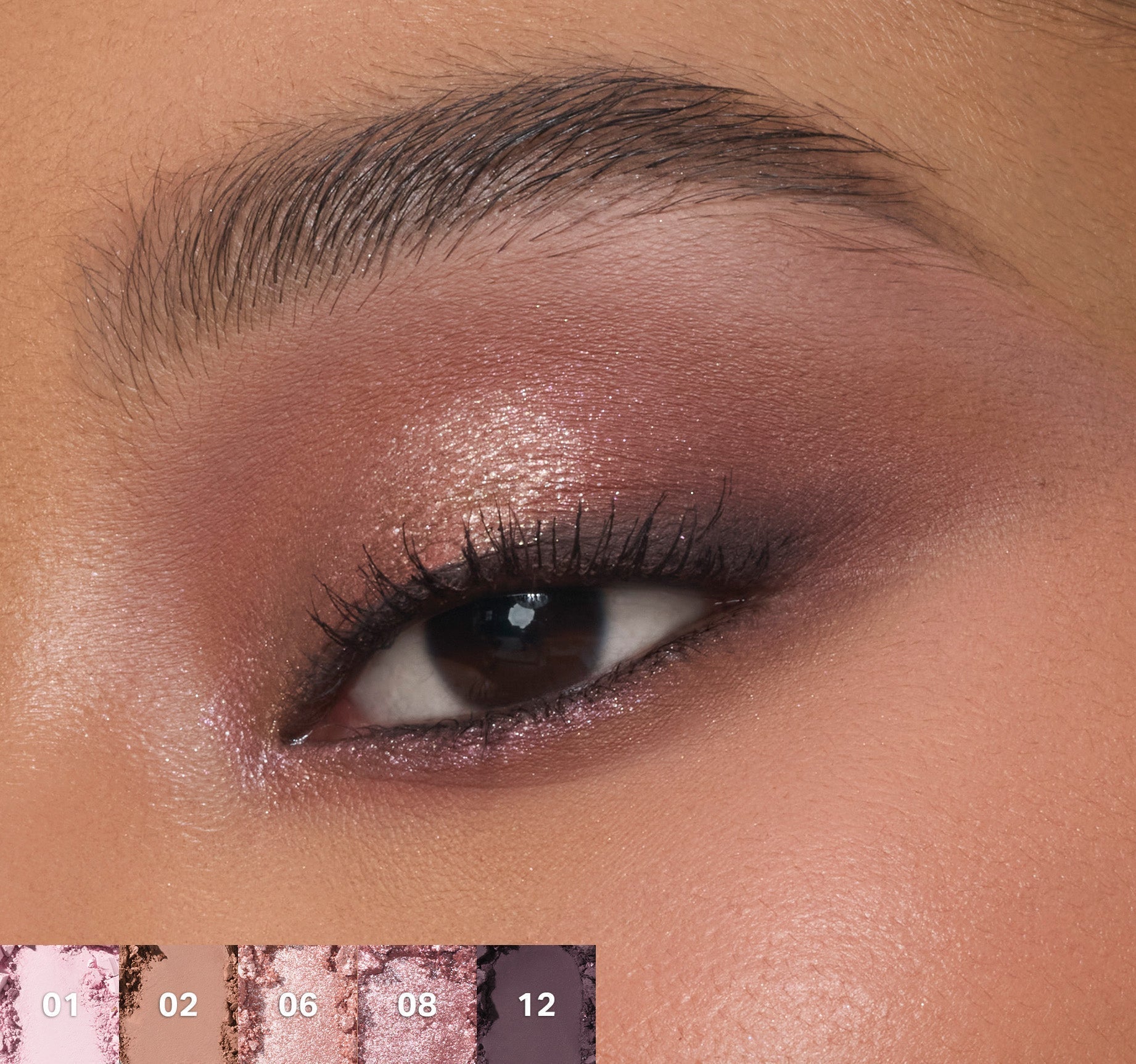 MORPHE - ChromaPlus 12-Pan Eyeshadow Palette - réf Rose Frequency
