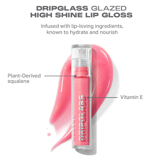 MORPHE - Dripglass Glazed High Shine Lip Gloss - réf Glint Of Pink