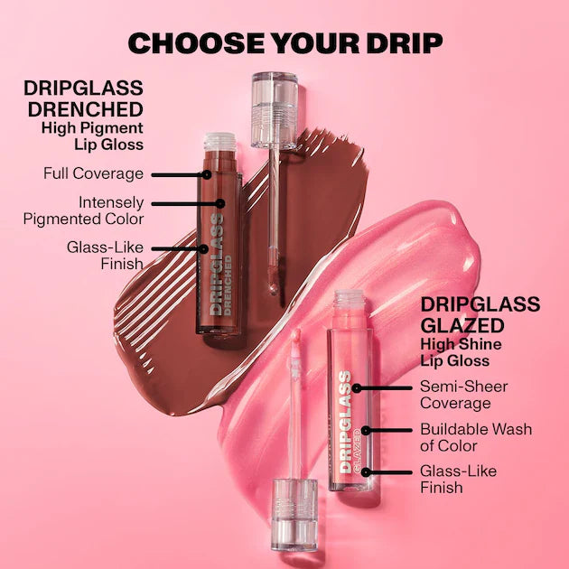 MORPHE - Dripglass Glazed High Shine Lip Gloss - réf Pink Mirror