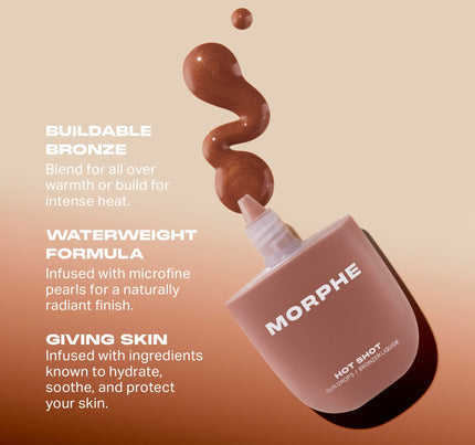 MORPHE - Hot Shot Sun Drops Bronzer Liquide - réf Money Honey
